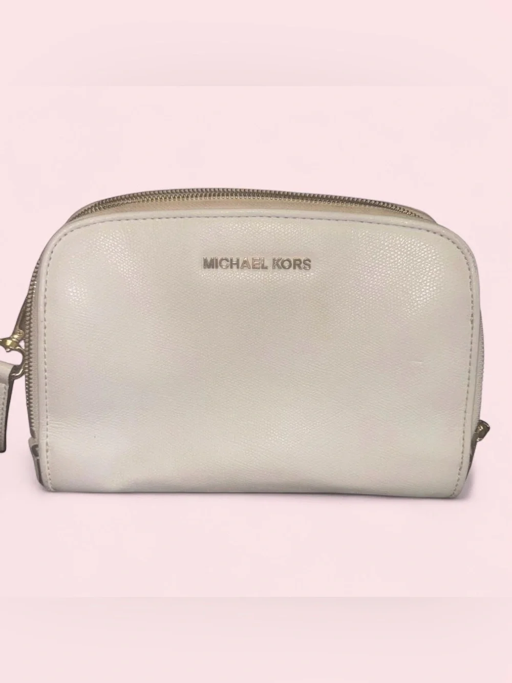 Michael Kors White Crossbody Handbag
